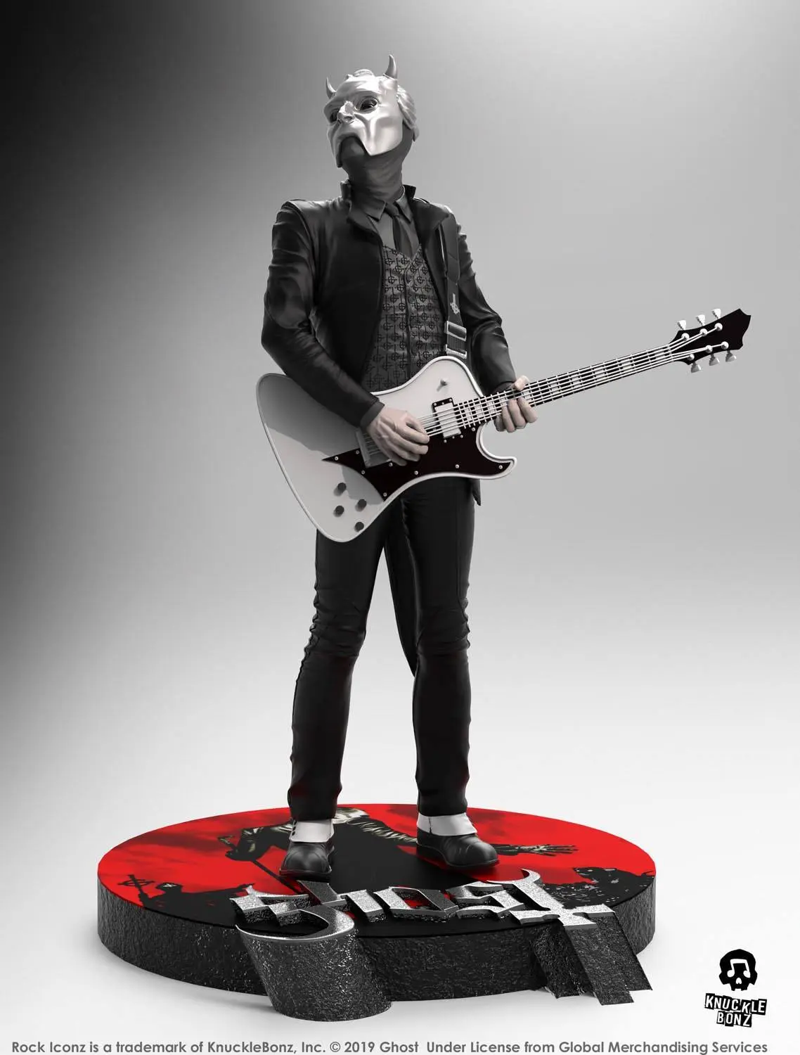 Ghost Rock Iconz Statue Nameless Ghoul (White Guitar) Limited Edition 22 cm product photo