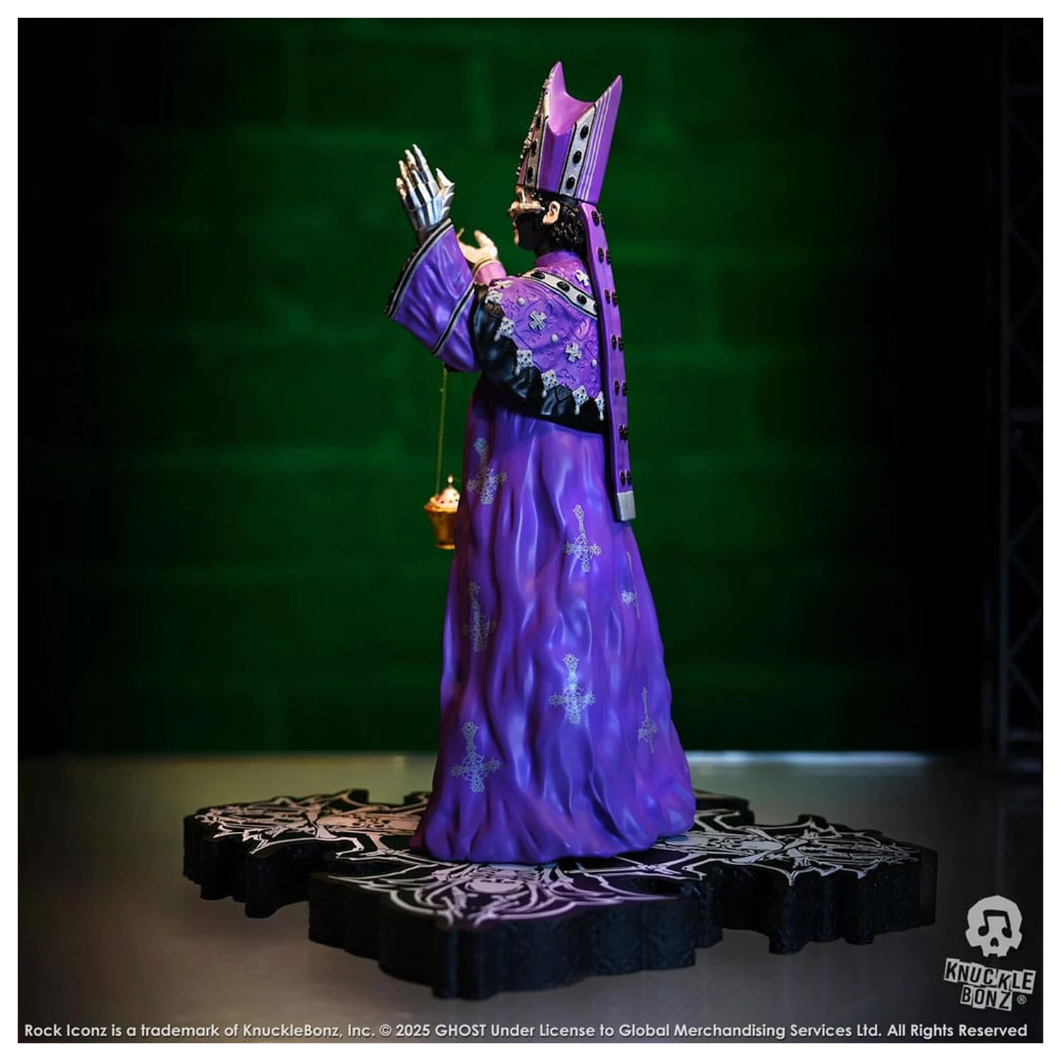 Ghost Rock Iconz Statue Papa V Perpetua Purple Robes 22 cm product photo