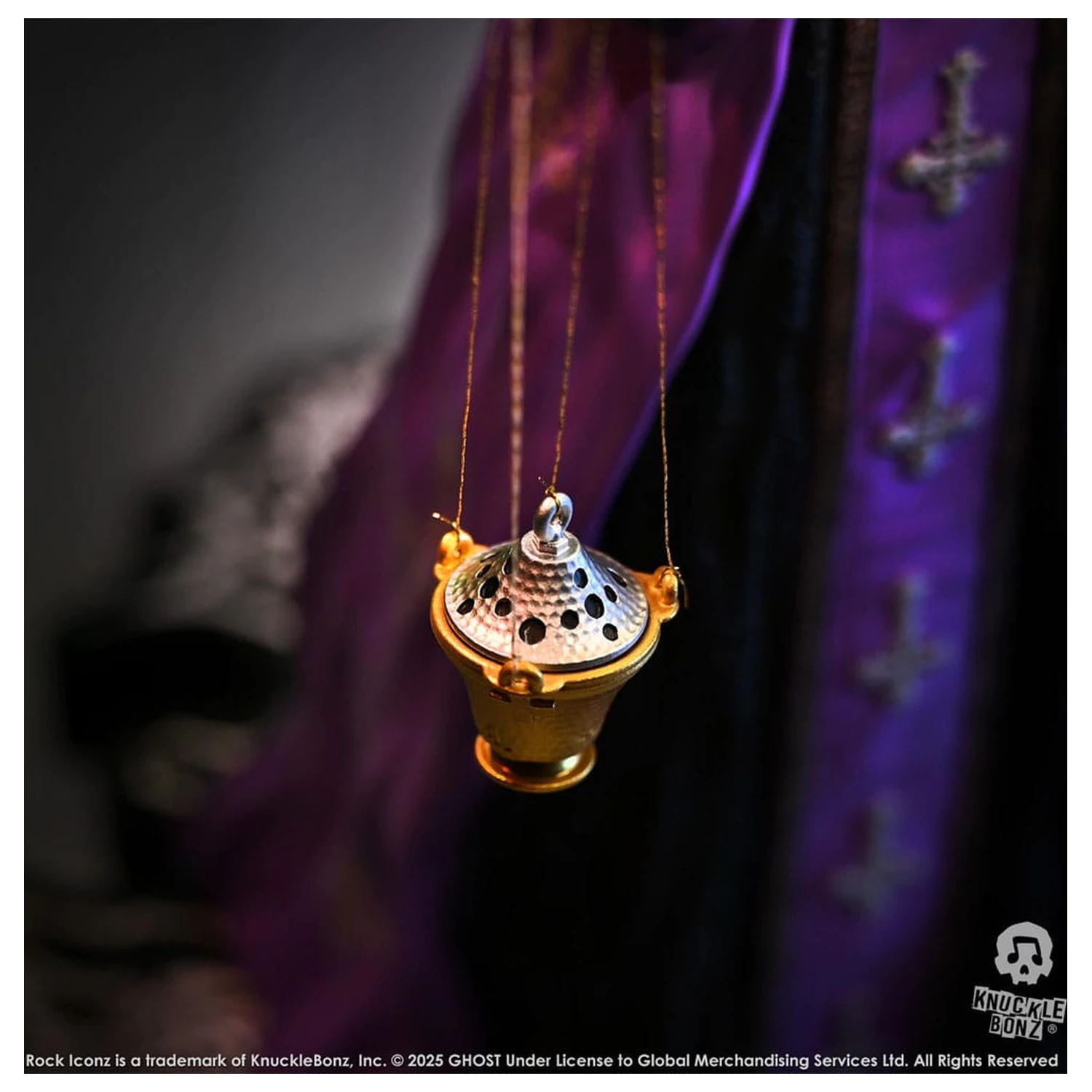 Ghost Rock Iconz Statue Papa V Perpetua Purple Robes 22 cm product photo
