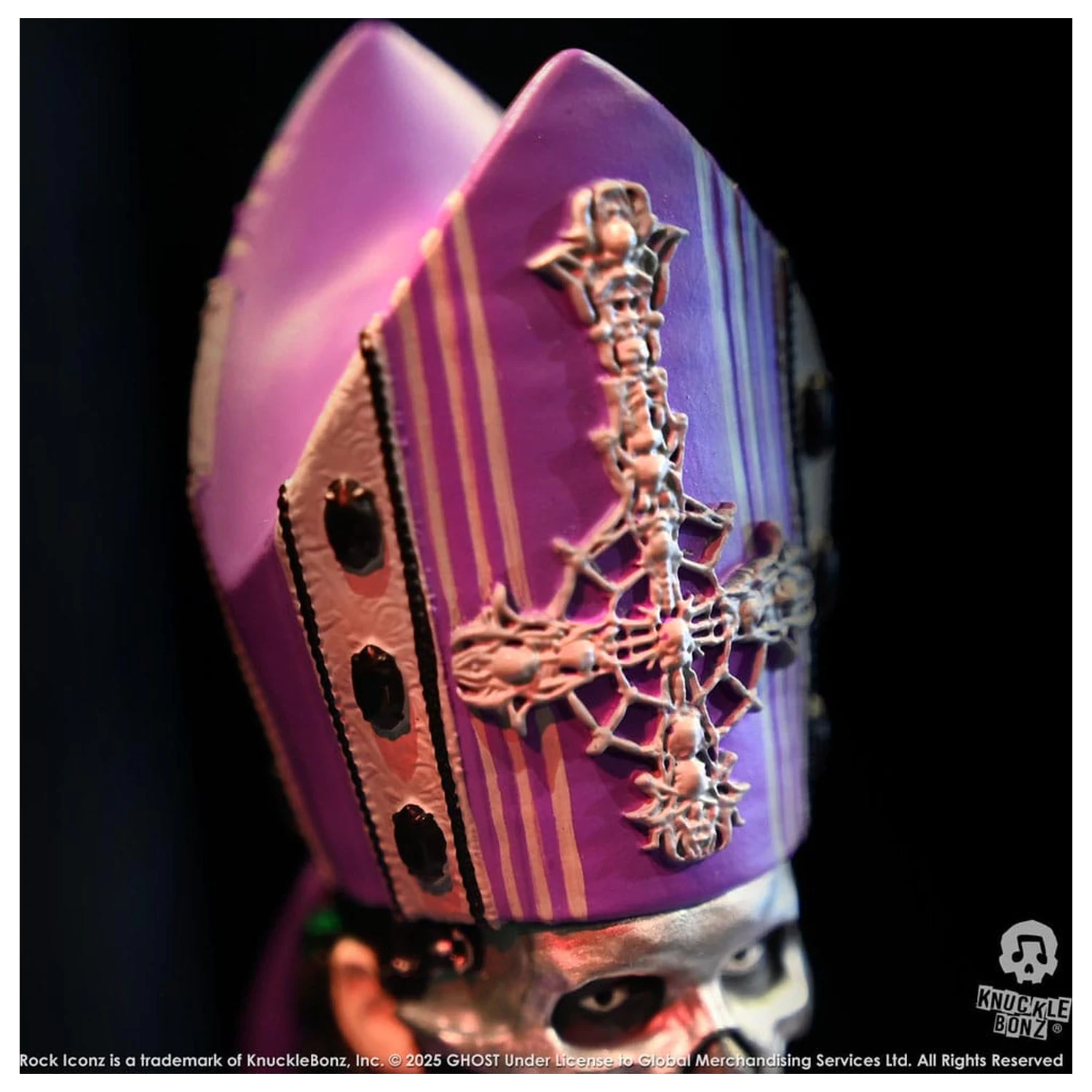 Ghost Rock Iconz Statue Papa V Perpetua Purple Robes 22 cm product photo