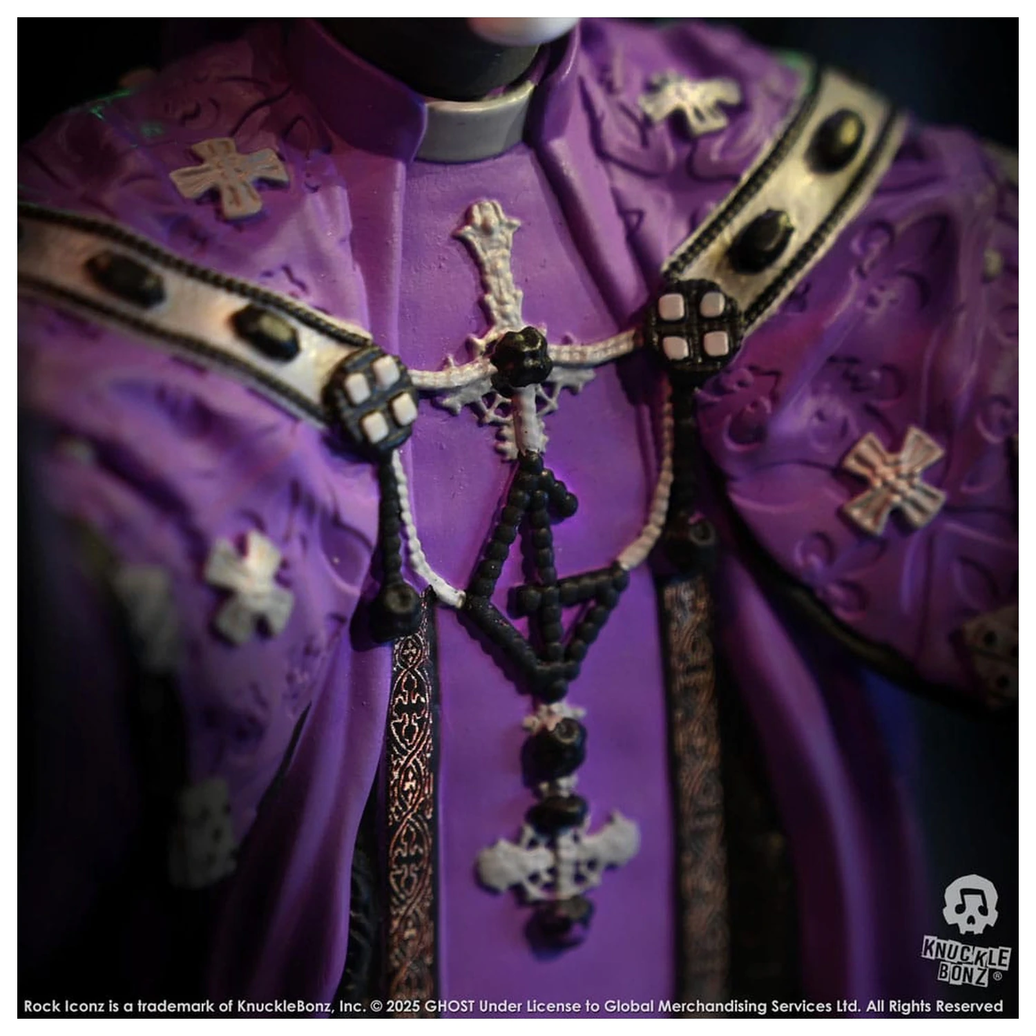 Ghost Rock Iconz Statue Papa V Perpetua Purple Robes 22 cm product photo