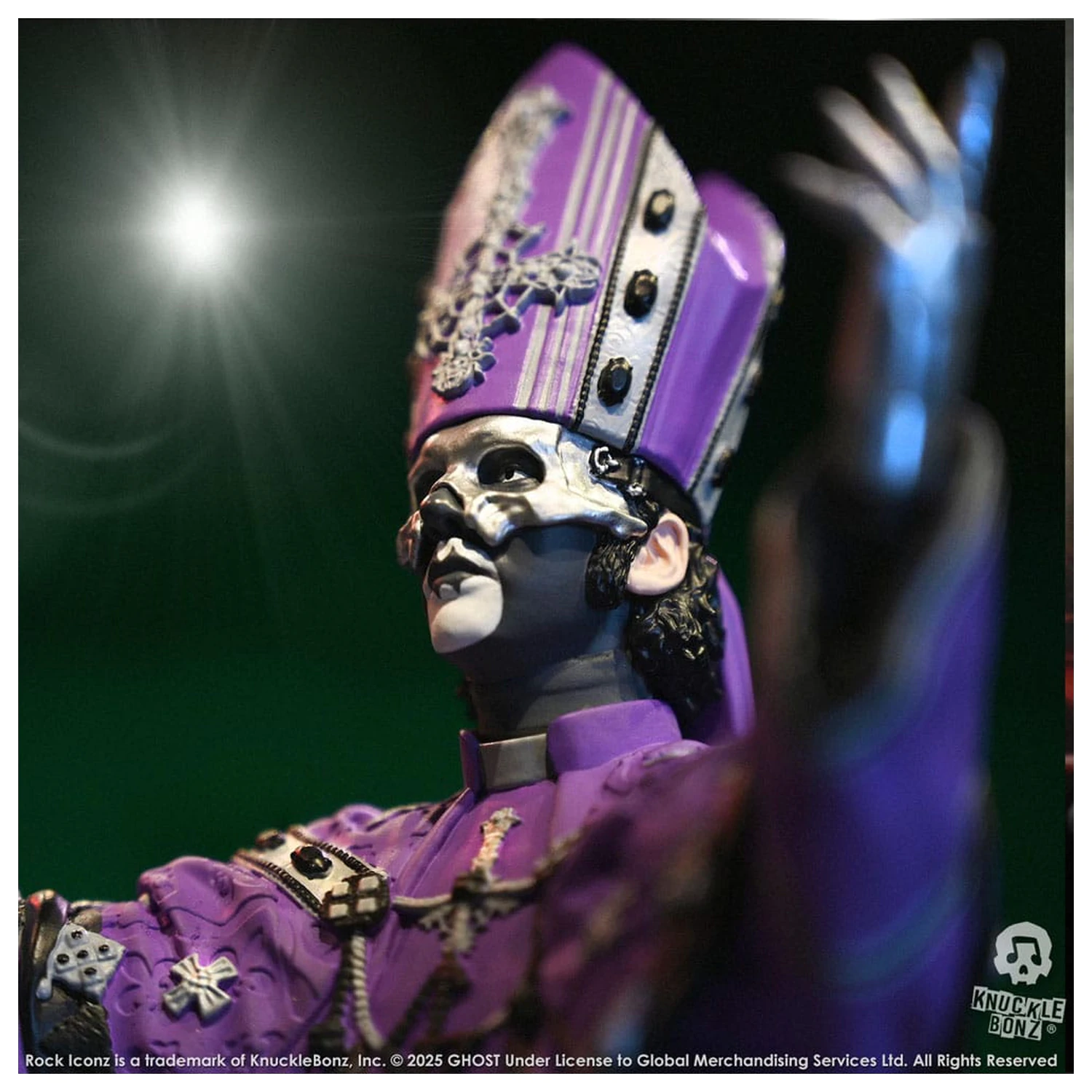 Ghost Rock Iconz Statue Papa V Perpetua Purple Robes 22 cm product photo