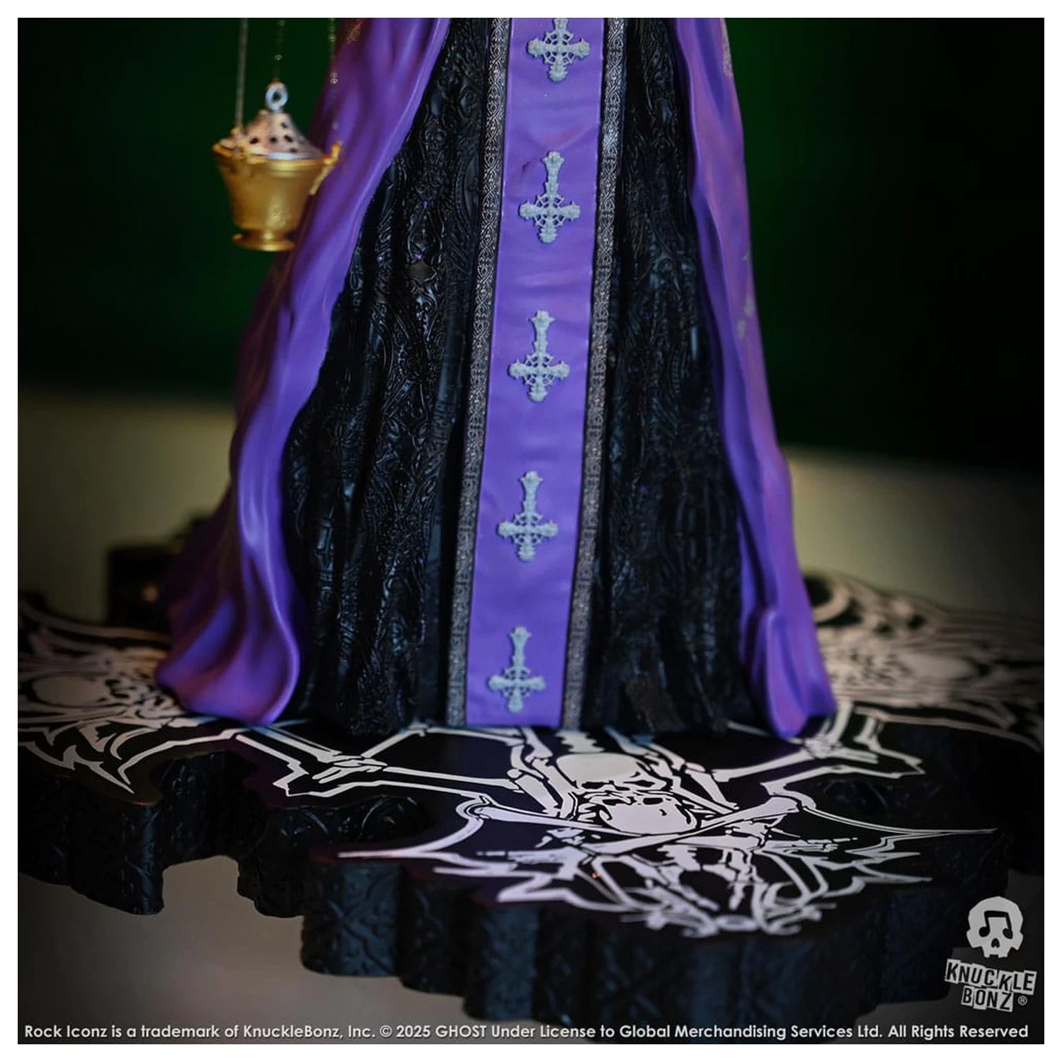 Ghost Rock Iconz Statue Papa V Perpetua Purple Robes 22 cm product photo
