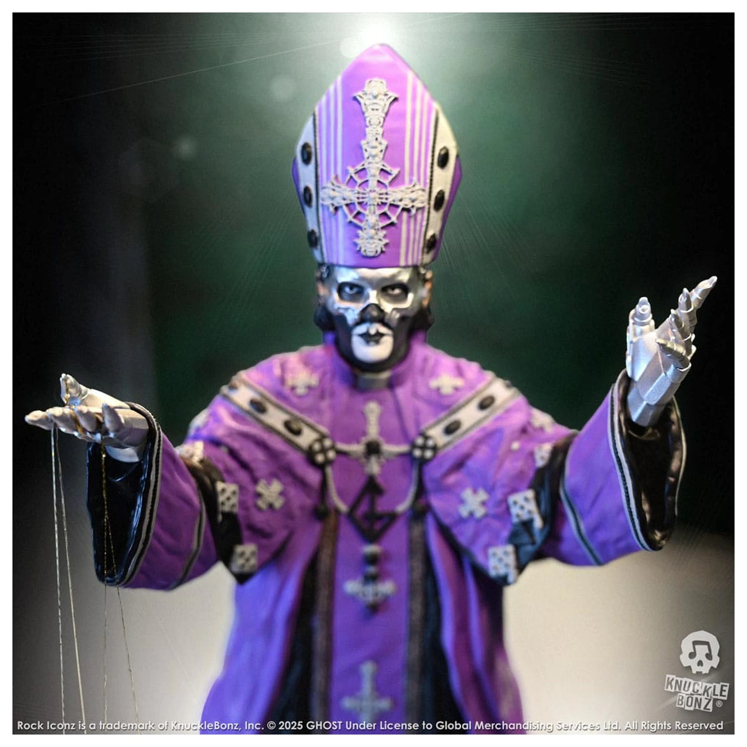 Ghost Rock Iconz Statue Papa V Perpetua Purple Robes 22 cm product photo