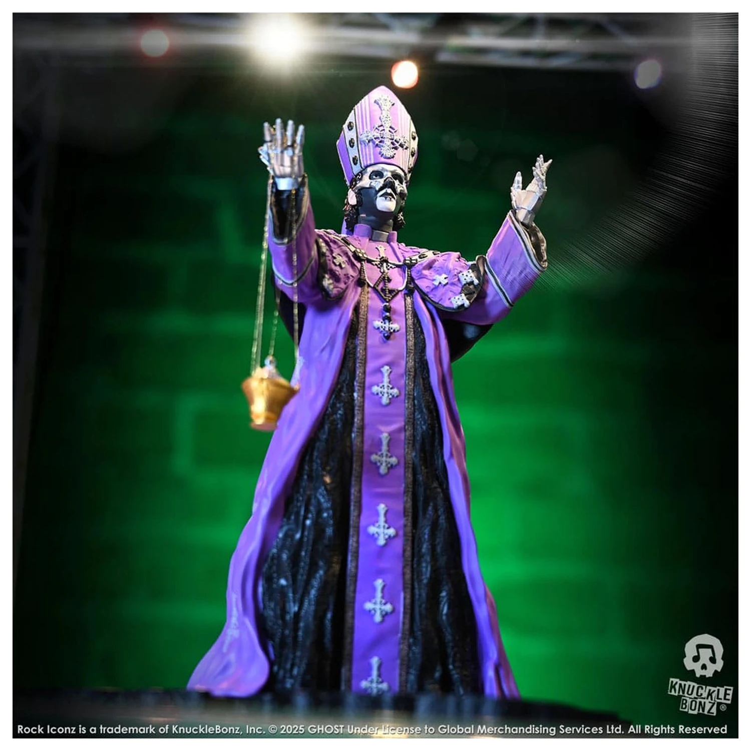 Ghost Rock Iconz Statue Papa V Perpetua Purple Robes 22 cm product photo