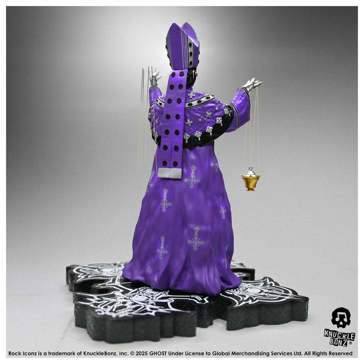 Ghost Rock Iconz Statue Papa V Perpetua Purple Robes 22 cm product photo