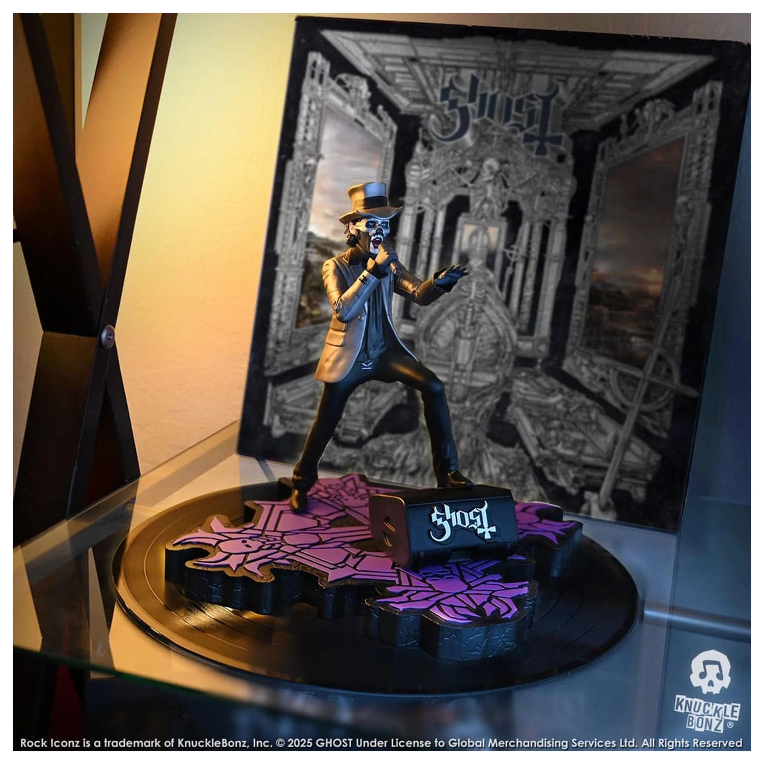 Ghost Rock Iconz Statue Papa V Perpetua Top Hat 22 cm product photo