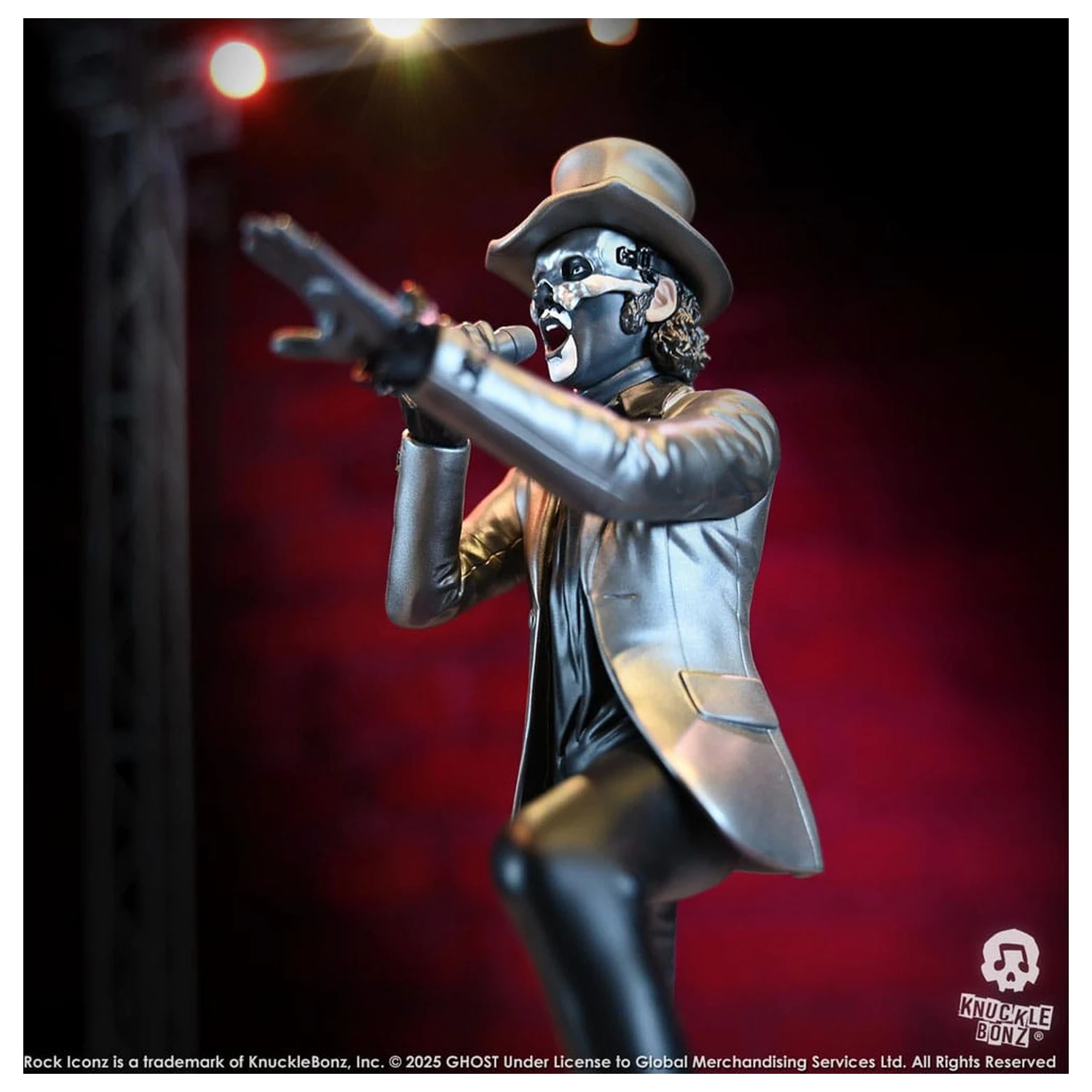 Ghost Rock Iconz Statue Papa V Perpetua Top Hat 22 cm product photo