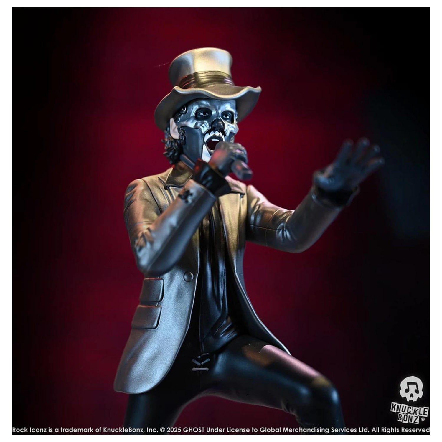 Ghost Rock Iconz Statue Papa V Perpetua Top Hat 22 cm product photo