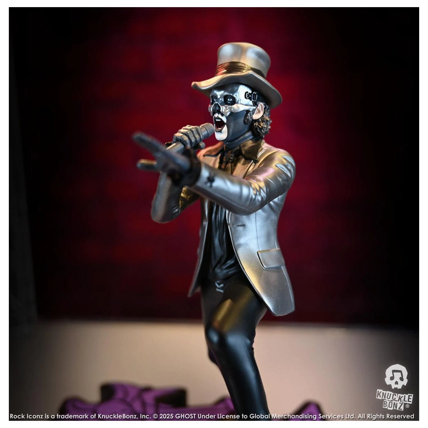 Ghost Rock Iconz Statue Papa V Perpetua Top Hat 22 cm product photo