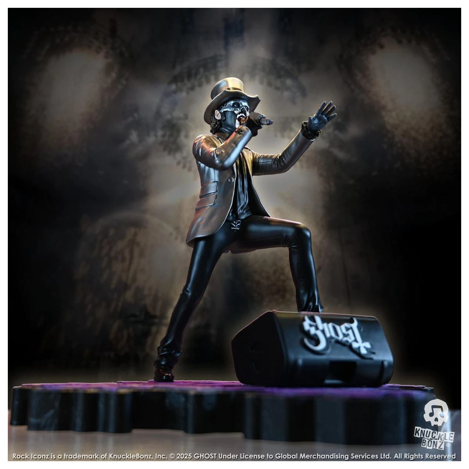 Ghost Rock Iconz Statue Papa V Perpetua Top Hat 22 cm product photo