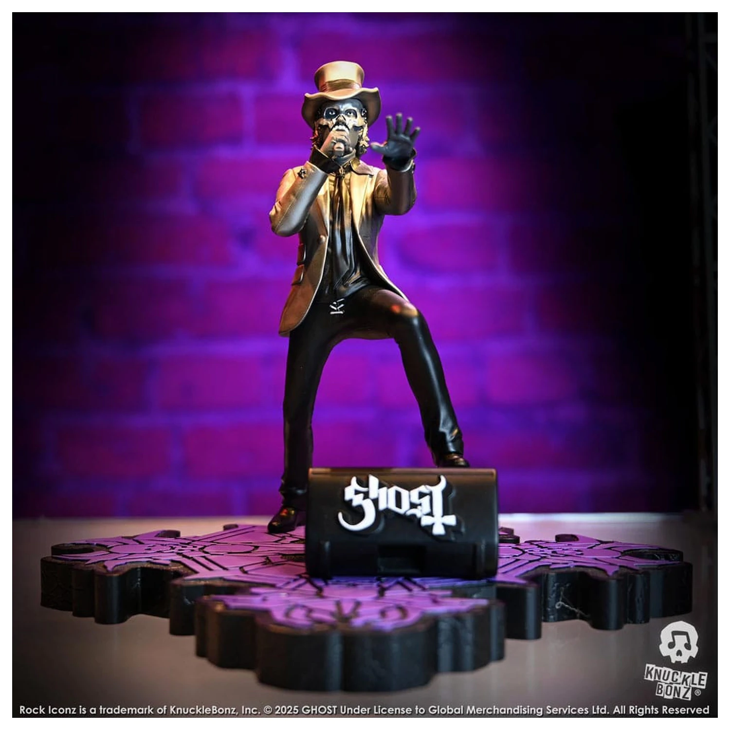 Ghost Rock Iconz Statue Papa V Perpetua Top Hat 22 cm product photo