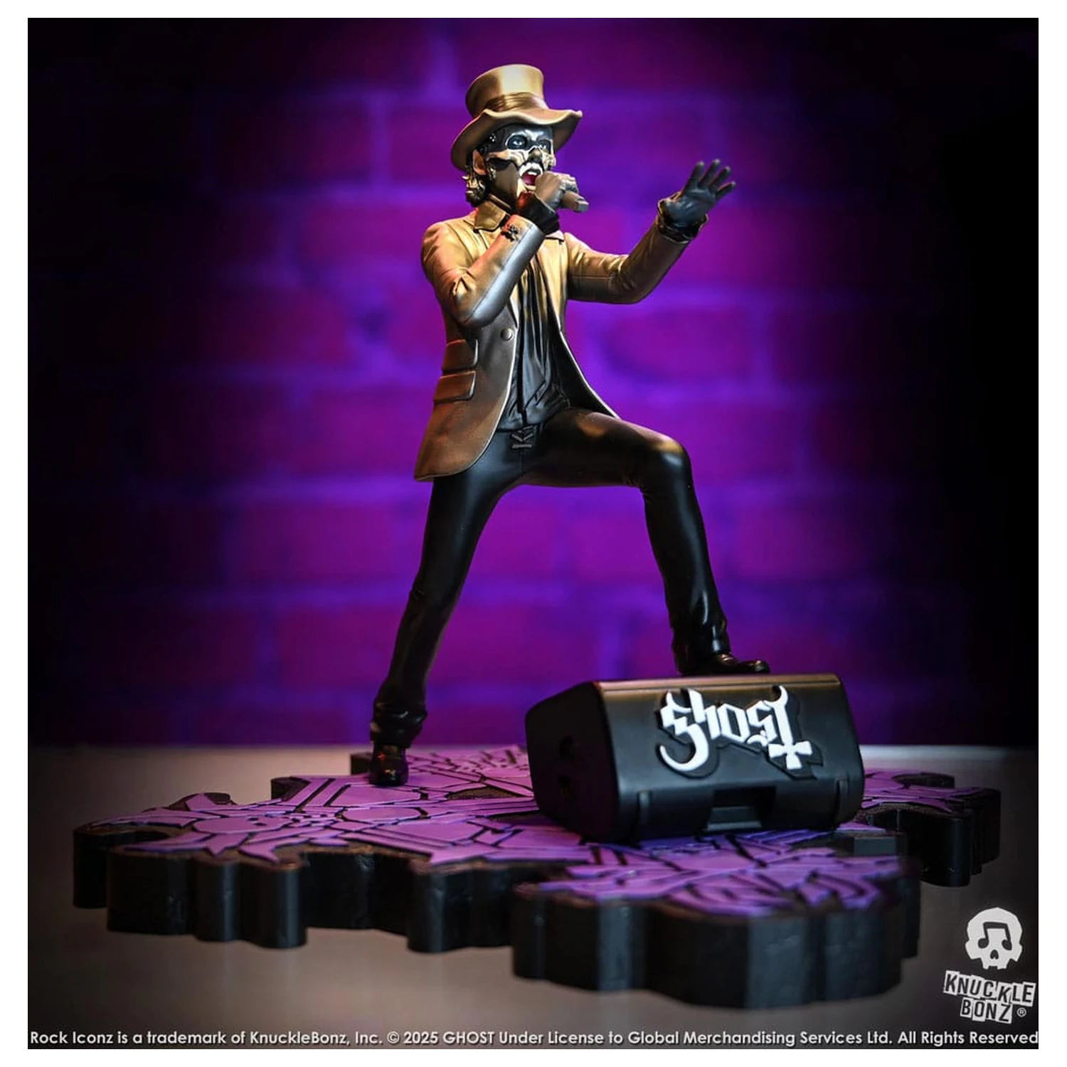 Ghost Rock Iconz Statue Papa V Perpetua Top Hat 22 cm product photo