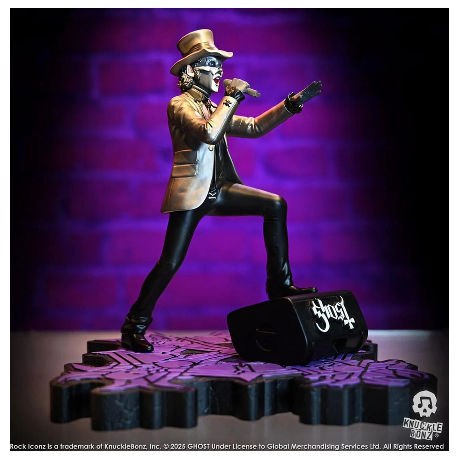 Ghost Rock Iconz Statue Papa V Perpetua Top Hat 22 cm product photo