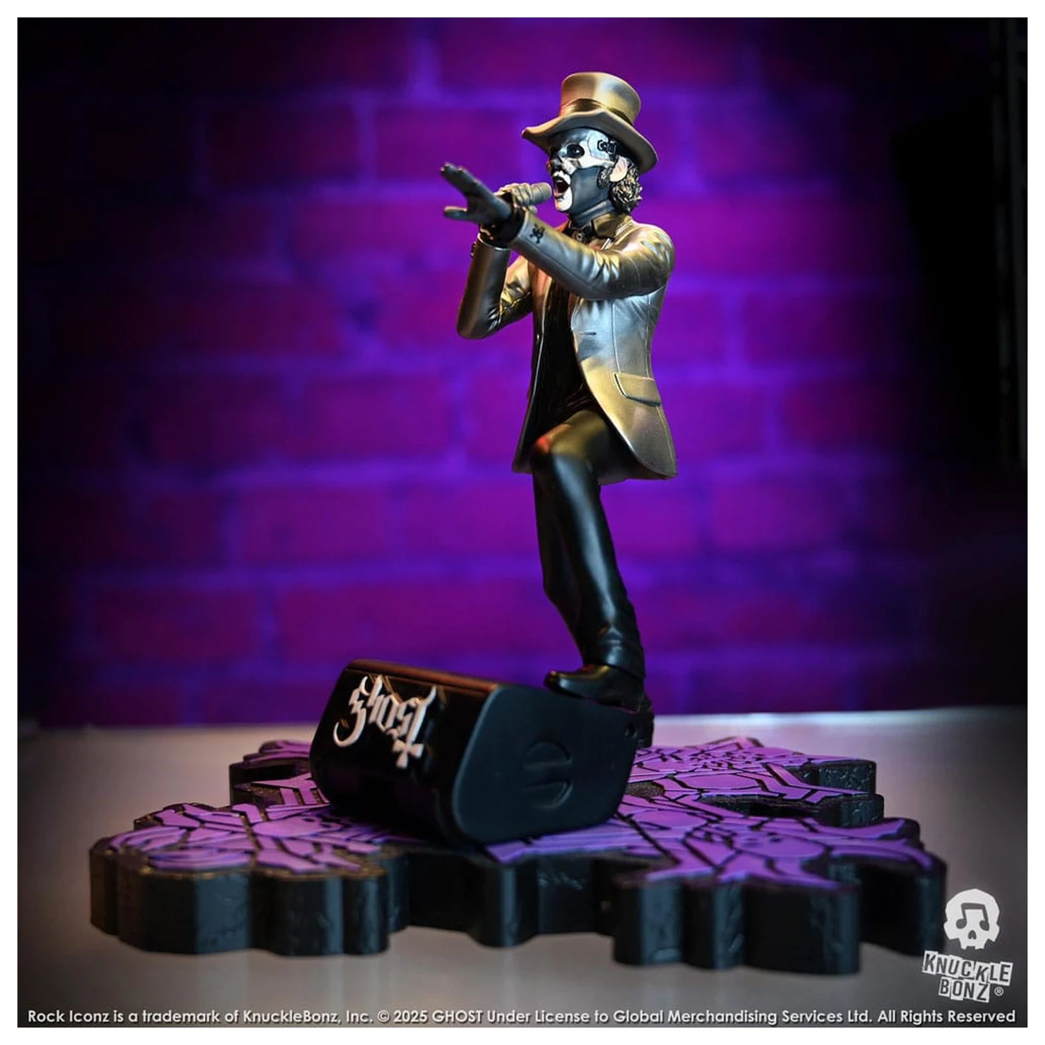 Ghost Rock Iconz Statue Papa V Perpetua Top Hat 22 cm product photo