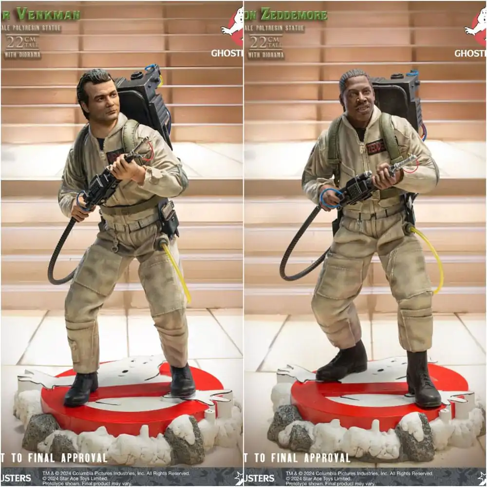 Ghostbusters Resin Statue 1/8 Peter Venkmann + Winston Zeddemore Twin Pack Set 22 cm termékfotó