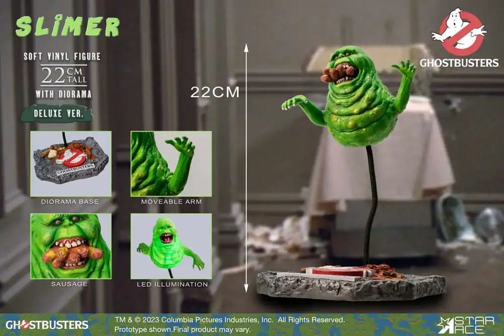 Ghostbusters Statue 1/8 Slimer Deluxe Version 22 cm product photo