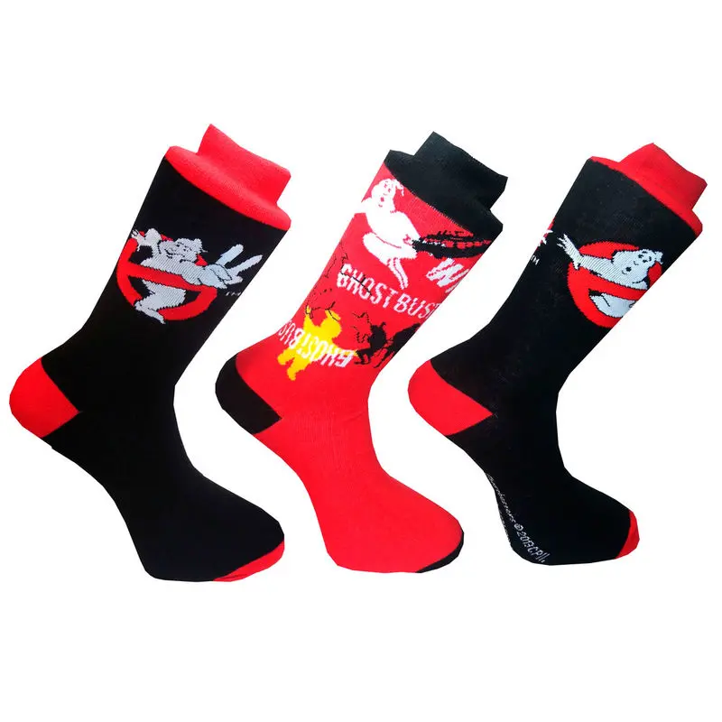 Ghostbusters 3 pack assorted socks in a metal tin product photo