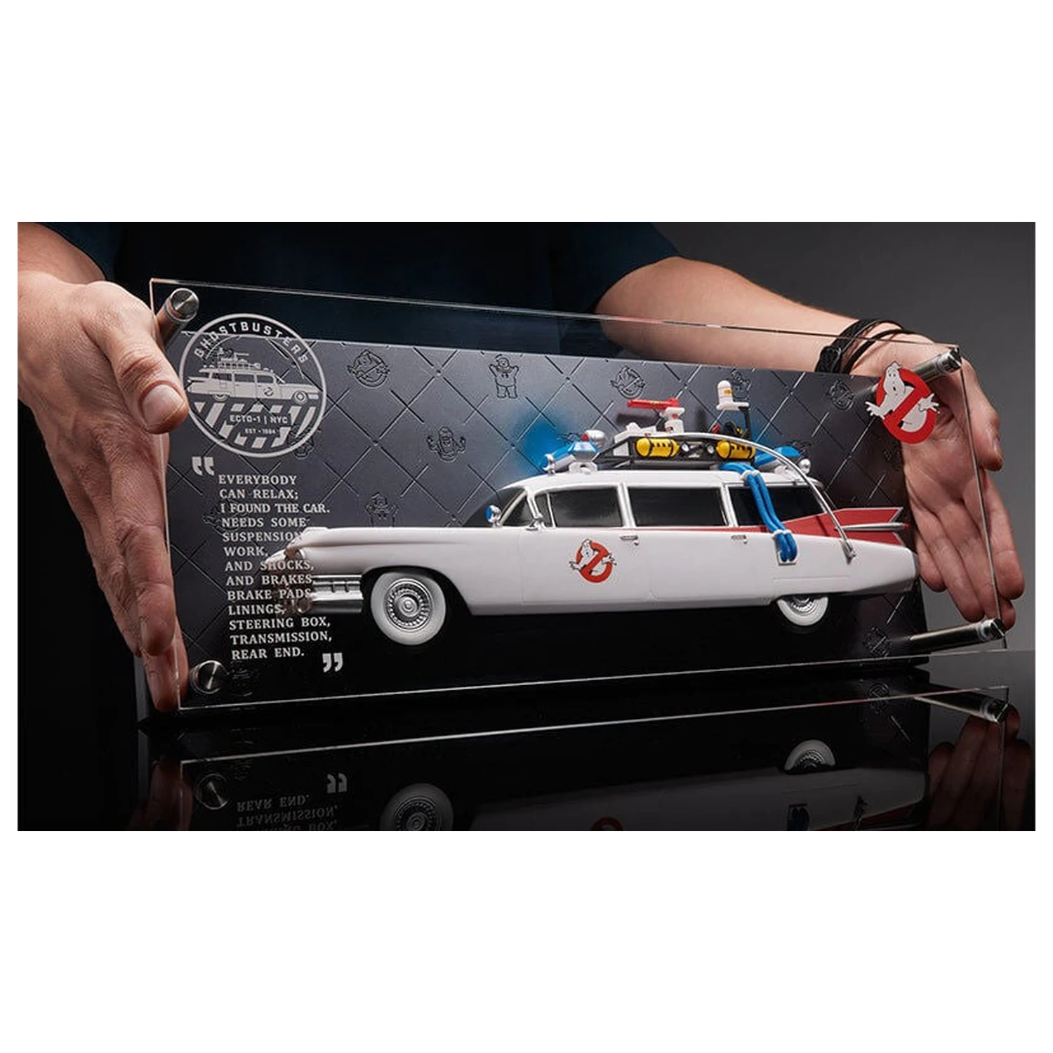 Ghostbusters Ecto-1 License Replica plaque product photo