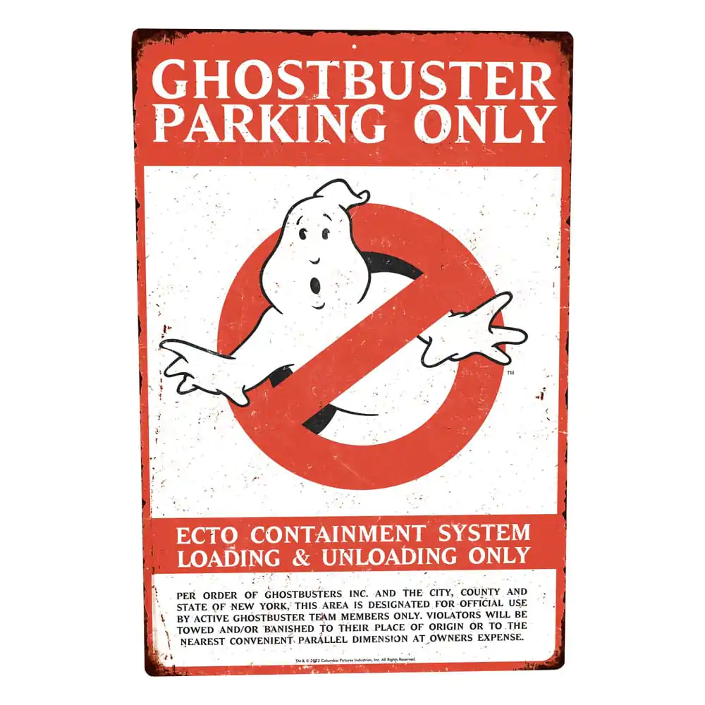 Ghostbusters Metal Sign Parking termékfotó