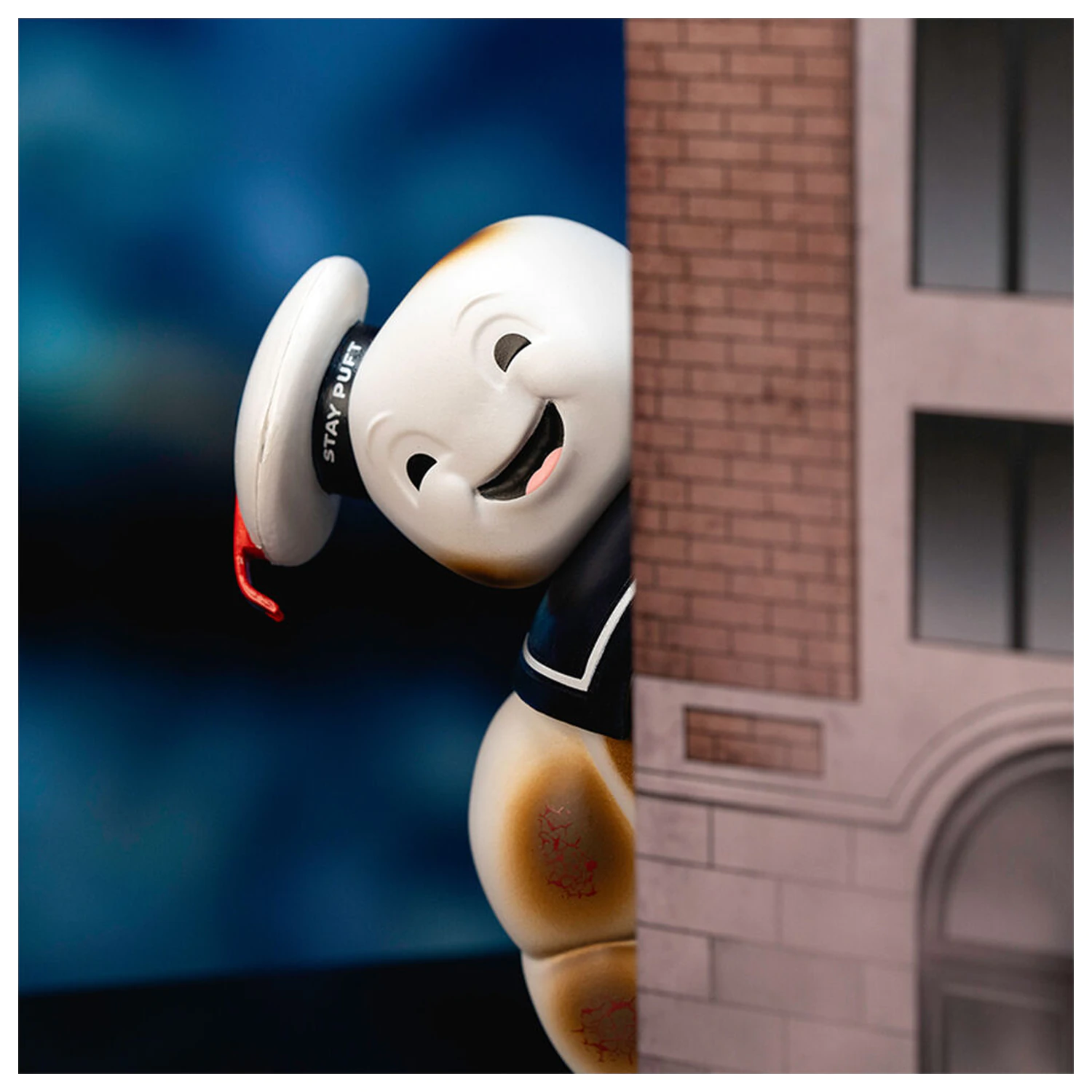 Ghostbusters Puft Marsmellow movie set stage figure diorama product photo