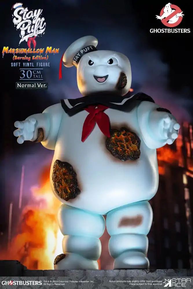 Ghostbusters Soft Vinyl Statue Stay Puft Marshmallow Man Burning Edition Normal Version 30 cm product photo