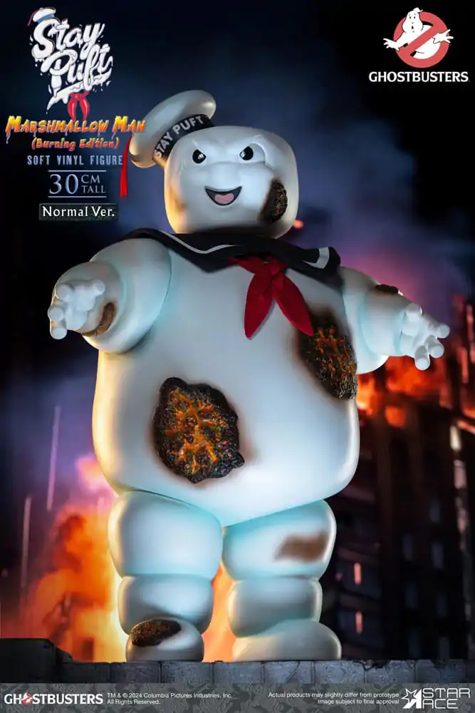 Ghostbusters Soft Vinyl Statue Stay Puft Marshmallow Man Burning Edition Normal Version 30 cm product photo