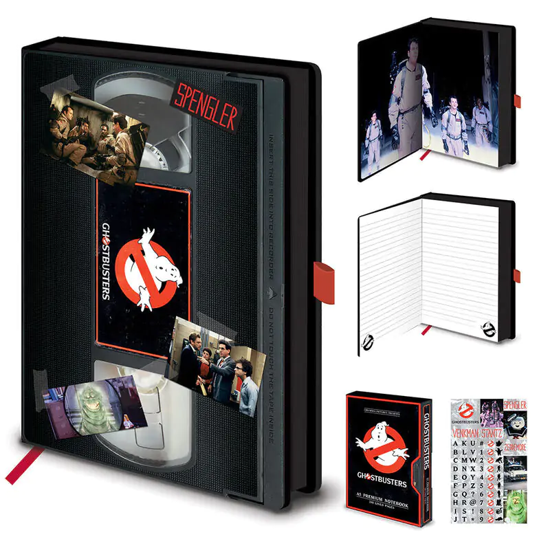 Ghostbusters VHS A5 premium notebook product photo