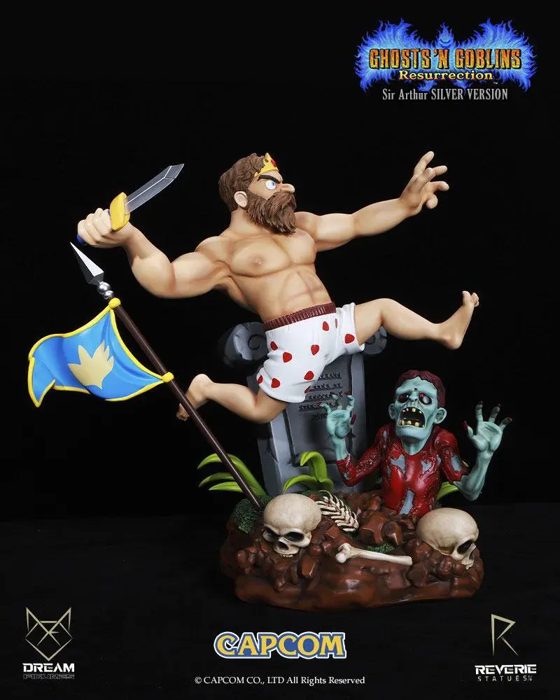 Ghosts 'n Goblins Resurrection Statue 1/6 Sir Arthur Underwear Version 44 cm product photo