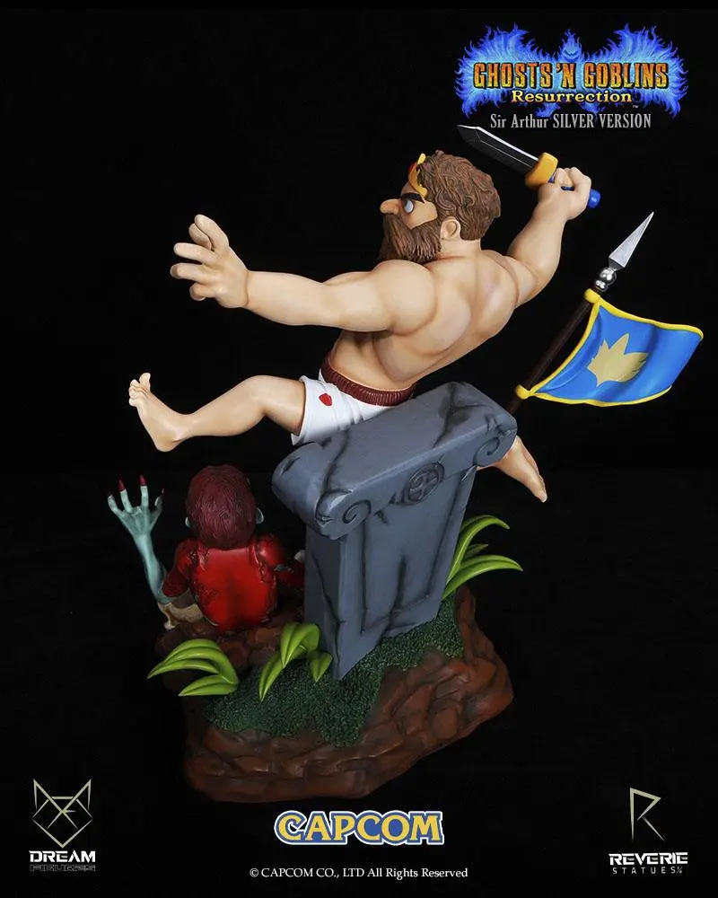 Ghosts 'n Goblins Resurrection Statue 1/6 Sir Arthur Underwear Version 44 cm product photo