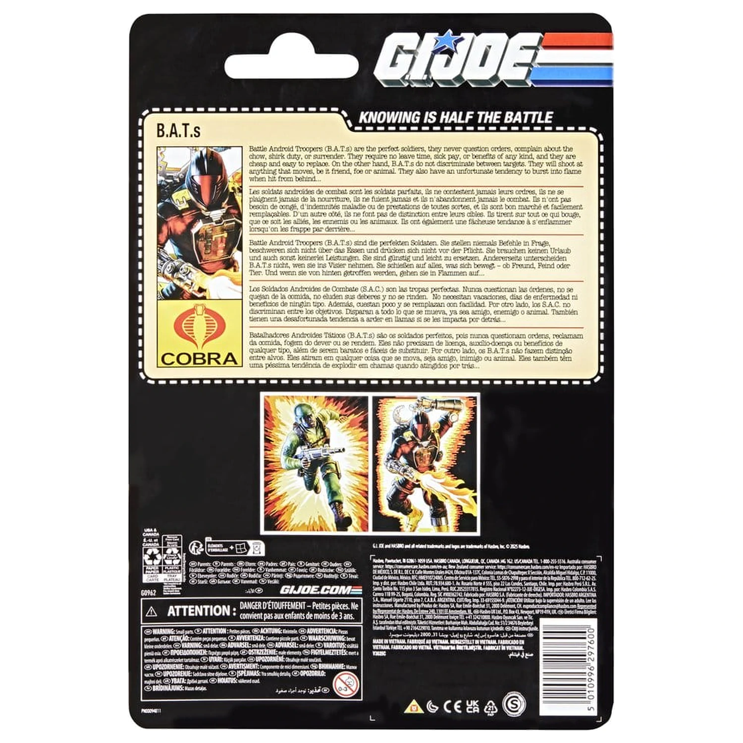 GI Joe Classified Series Retro Action Figure B.A.T. 15 cm product photo