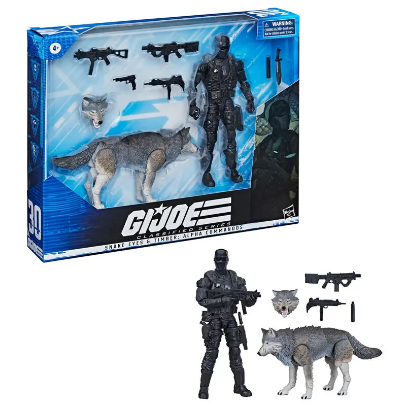G.I. Joe Classified Series Action Figure 2-Pack 2021 Snake Eyes &amp; Timber: Alpha Commandos 15 cm product photo
