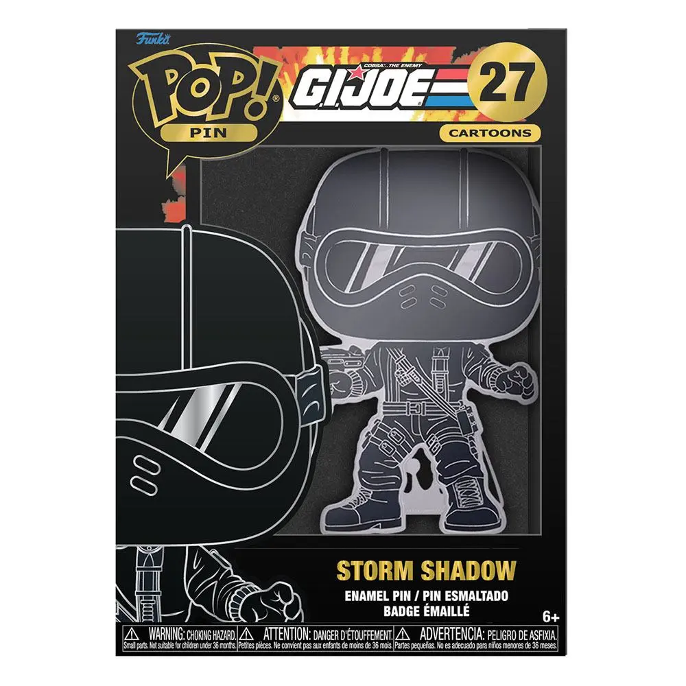 GI Joe POP! Enamel Pin Storm Shadow 10 cm product photo