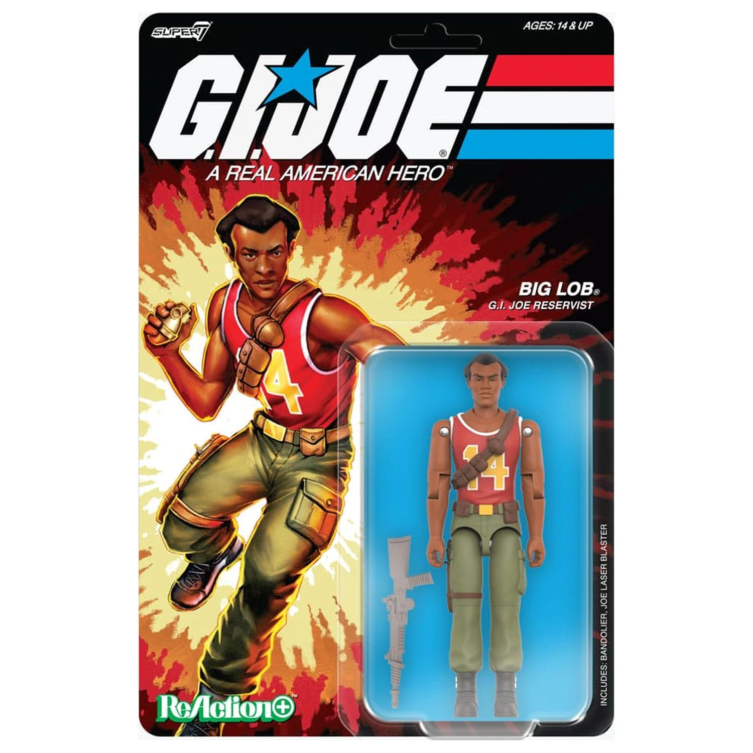 GI Joe (Movie) ReAction+ Action Figure Wave 5 Big Lob (Movie) 10 cm  product photo
