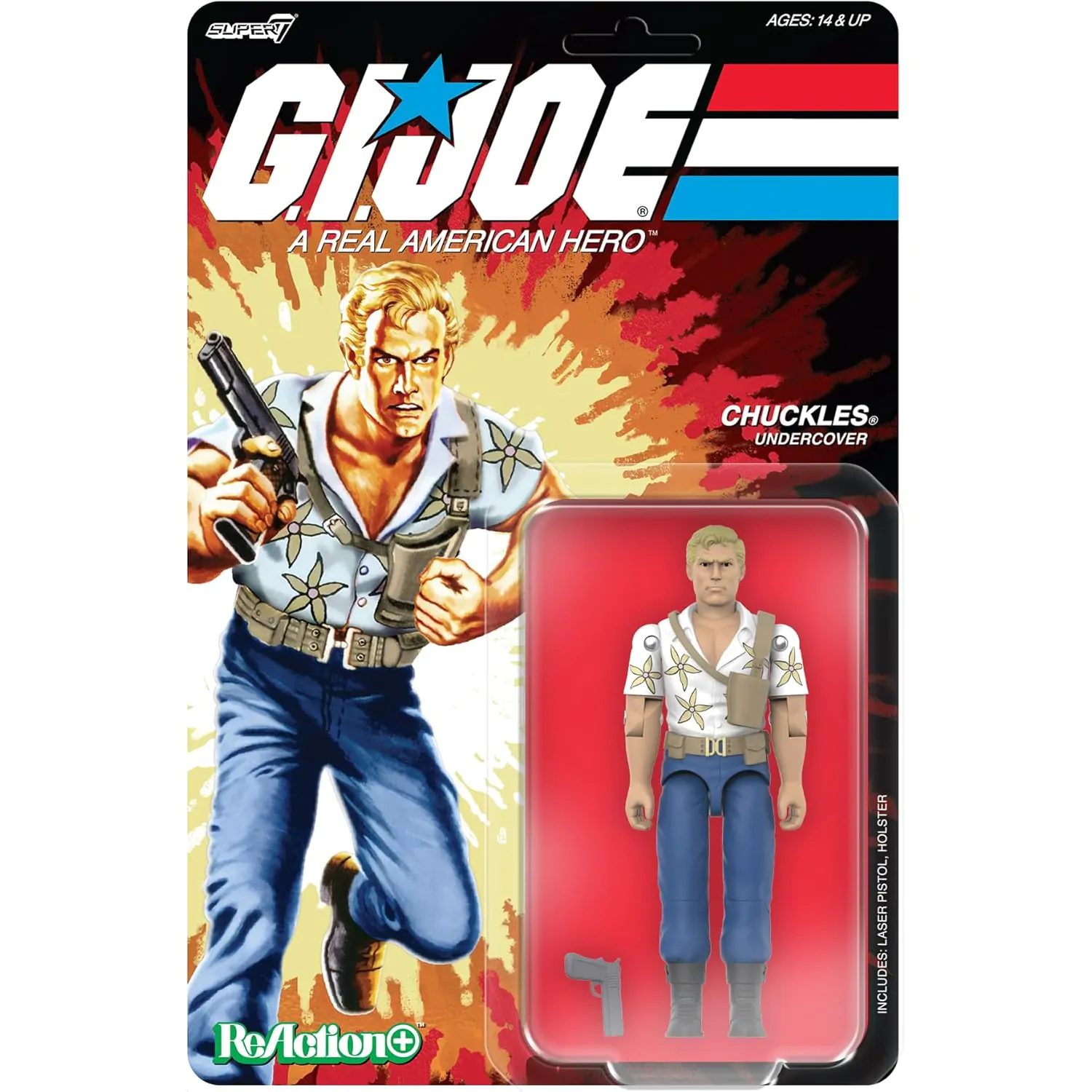 GI Joe ReAction+ Action Figure Wave 07 Chuckles (Movie) 10 cm product photo