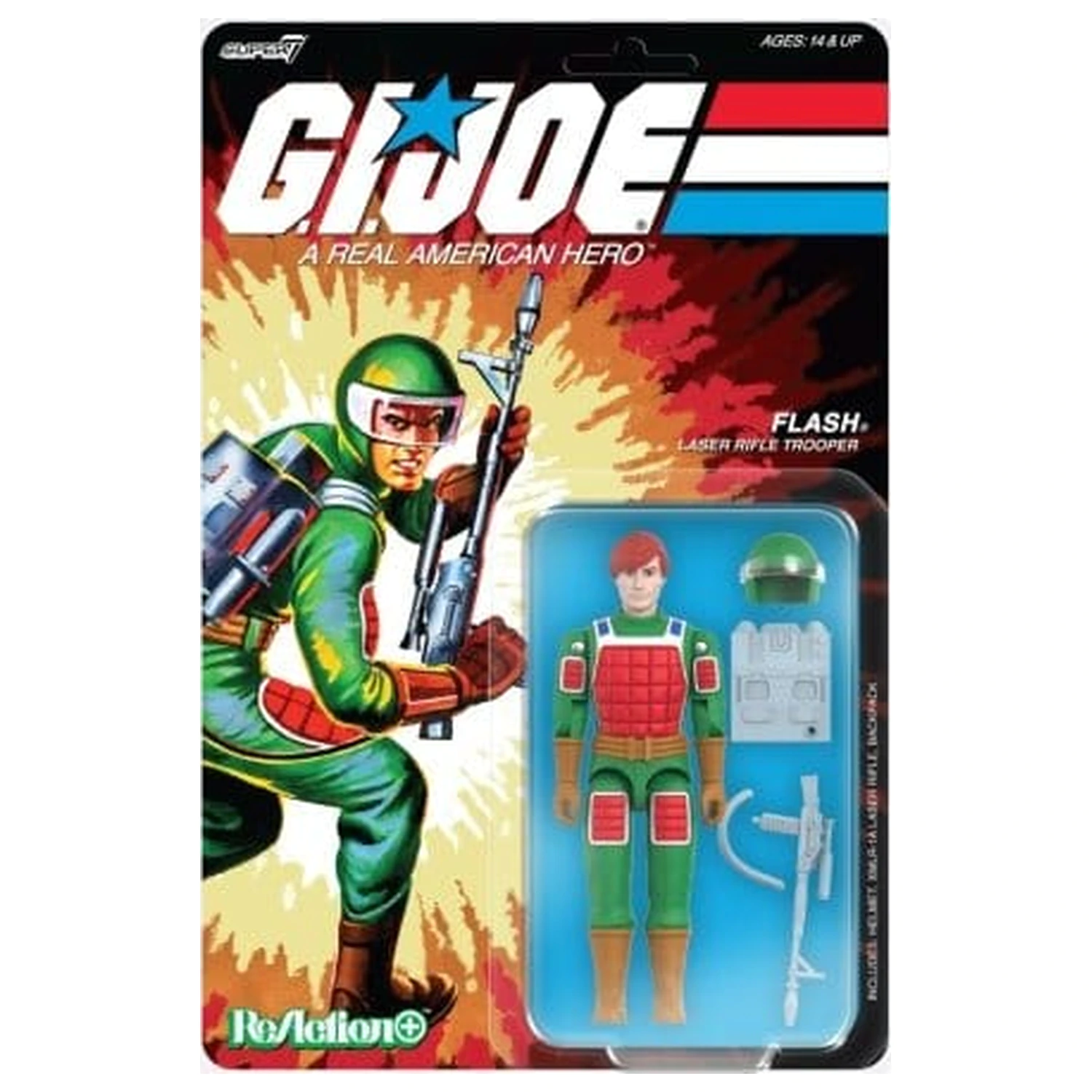 GI Joe ReAction+ Action Figure Wave 07 Flash (Comic) 10 cm product photo