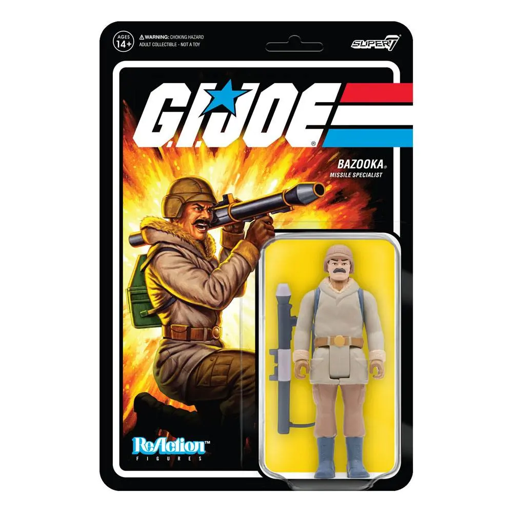 GI Joe ReAction Action Figure Bazooka (Arctic) Wave 2 10 cm product photo