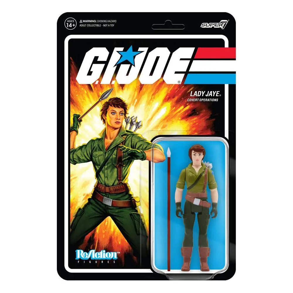 GI Joe ReAction Action Figure Lady Jaye Wave 2 10 cm product photo