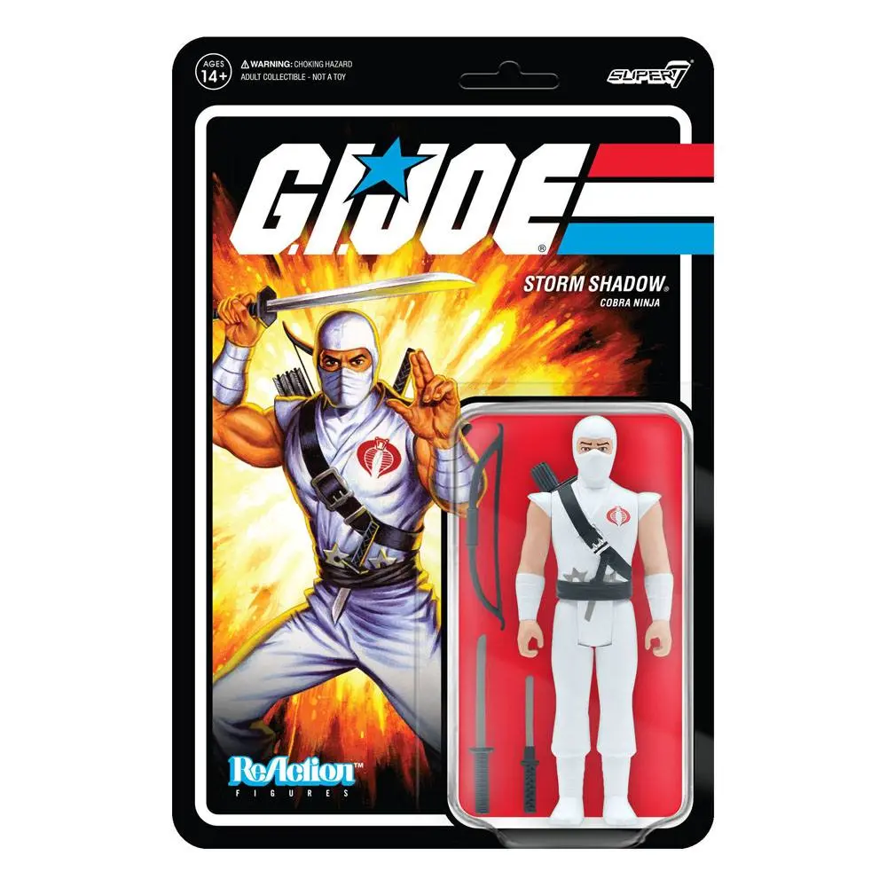 GI Joe ReAction Action Figure Storm Shadow Wave 2 10 cm product photo