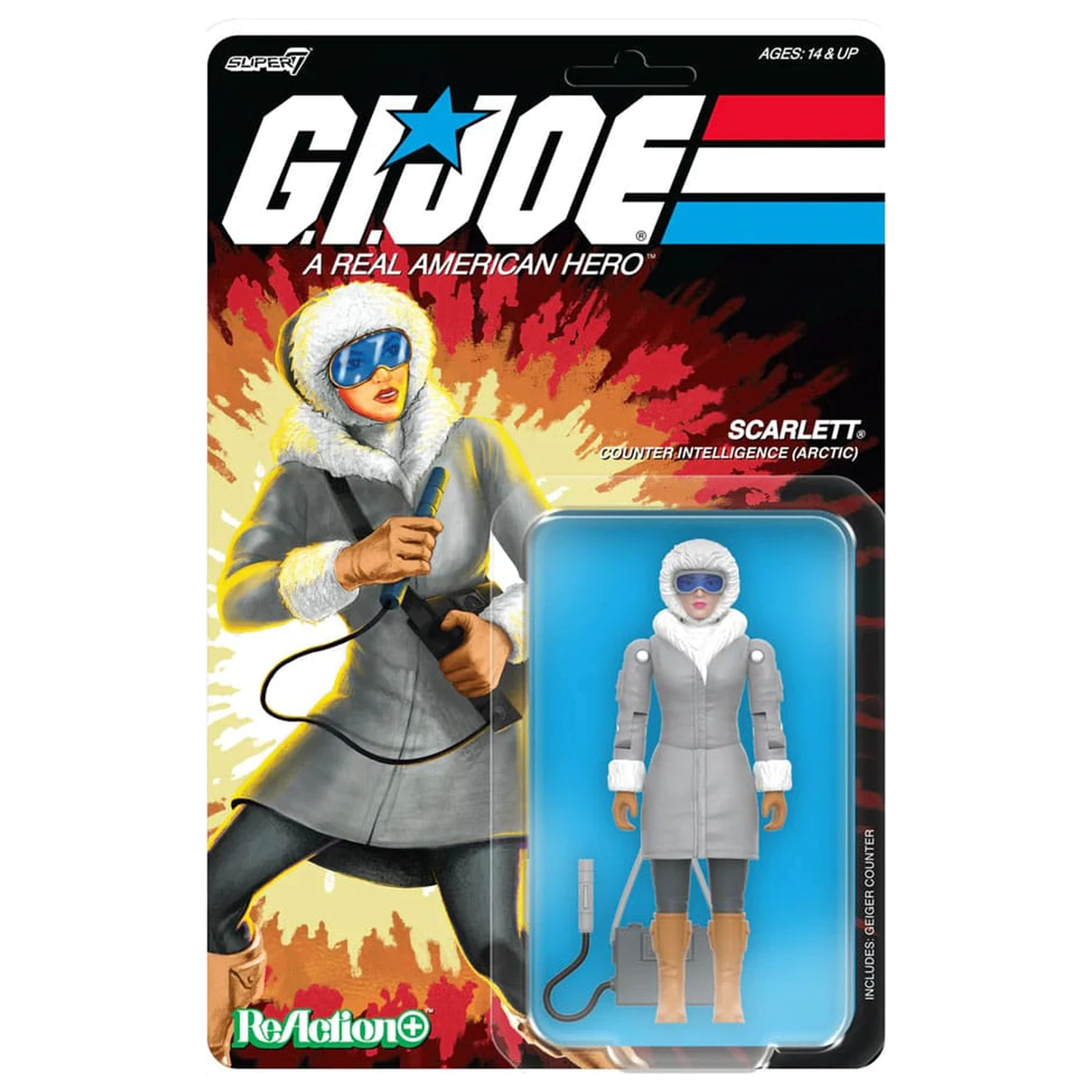 GI Joe ReAction+ Action Figure Wave 06 Arctic Scarlett 10 cm   product photo