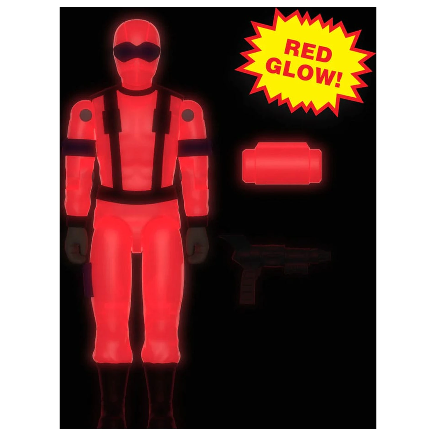 GI Joe ReAction+ Action Figure Wave 06 Snake Eyes (Red Glow, Crystal Poison) 10 cm     product photo
