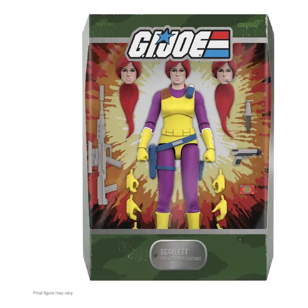 GI Joe Ultimates Action Figure Wave 6 Scarlett (DIC Purple) 18 cm product photo