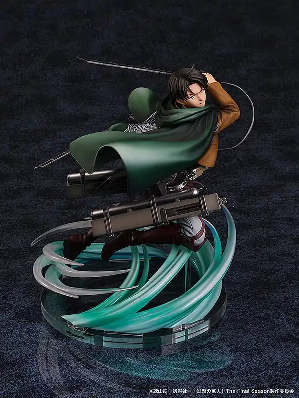 Attack on Titan PVC Statue 1/6 Humanity's Strongest Soldier Levi 23 cm termékfotó