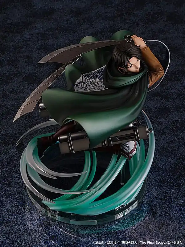 Attack on Titan PVC Statue 1/6 Humanity's Strongest Soldier Levi 23 cm termékfotó