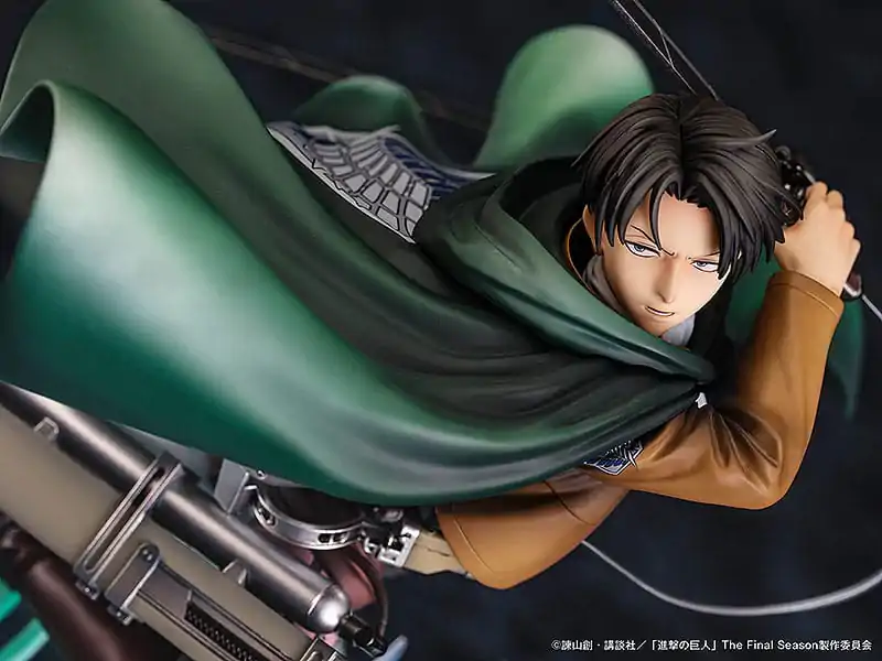 Attack on Titan PVC Statue 1/6 Humanity's Strongest Soldier Levi 23 cm termékfotó