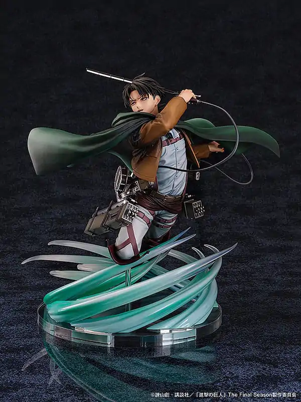 Attack on Titan PVC Statue 1/6 Humanity's Strongest Soldier Levi 23 cm termékfotó