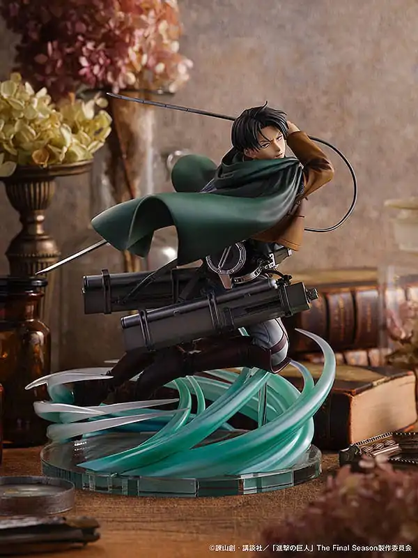 Attack on Titan PVC Statue 1/6 Humanity's Strongest Soldier Levi 23 cm termékfotó