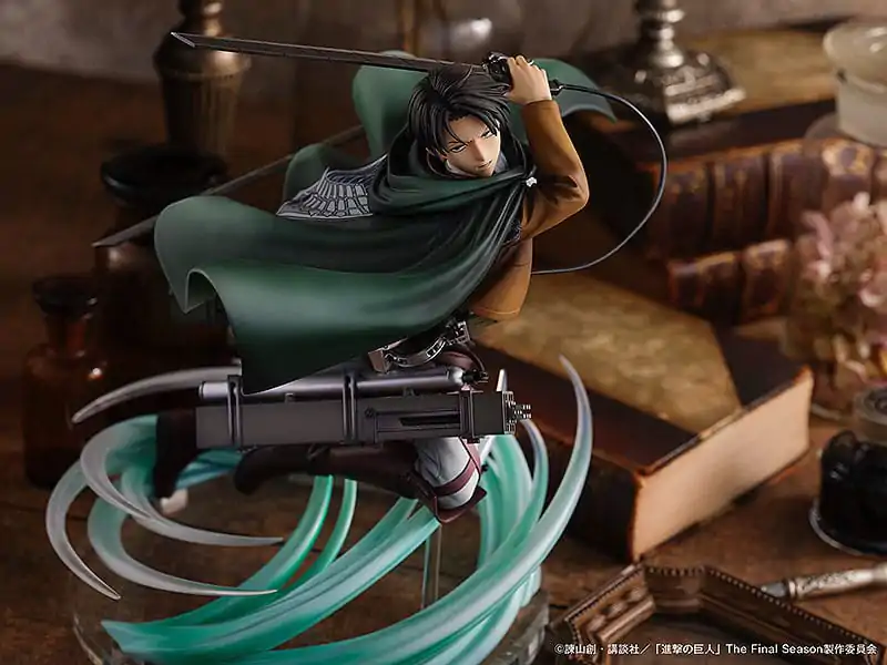 Attack on Titan PVC Statue 1/6 Humanity's Strongest Soldier Levi 23 cm termékfotó