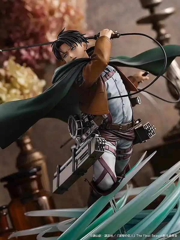 Attack on Titan PVC Statue 1/6 Humanity's Strongest Soldier Levi 23 cm termékfotó