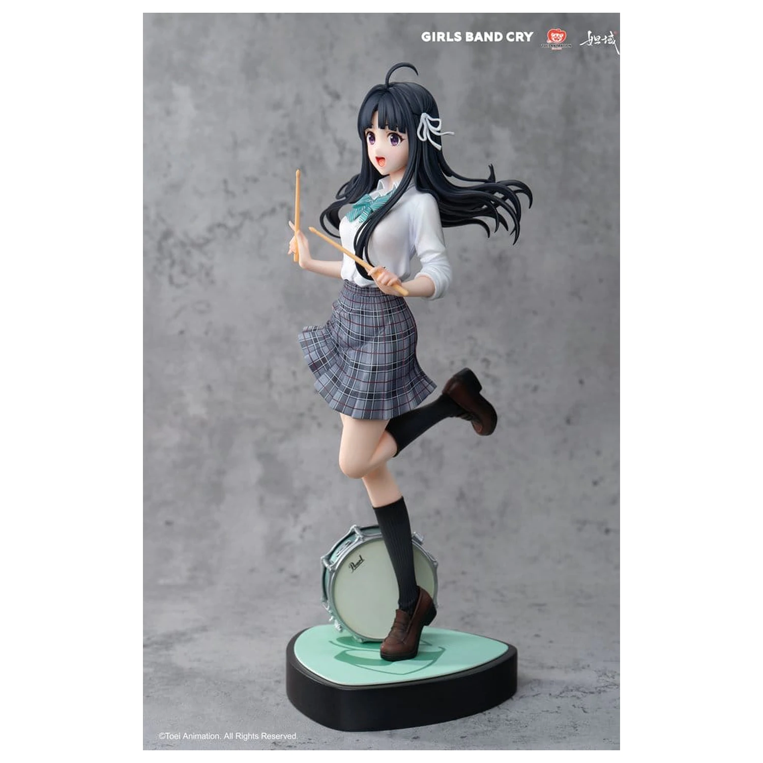 Girls Band Cry Natsu wo Mankitsu shite Sakebe Series No. 2 PVC Statue 1/7 Subaru Awa 26 cm        product photo
